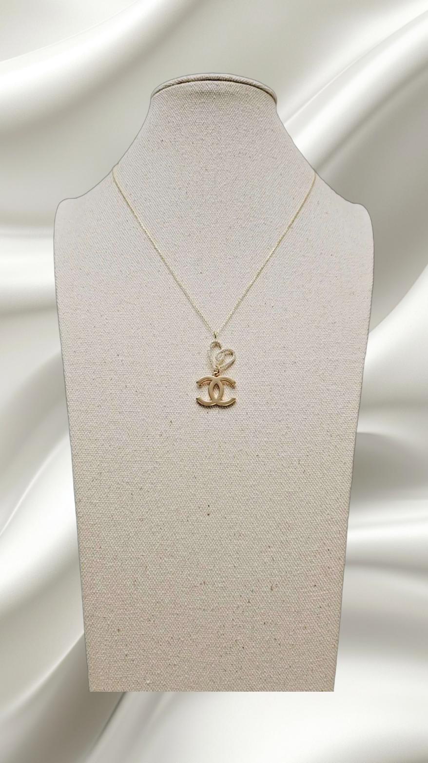 Infinity Heart COCO Gold Necklace