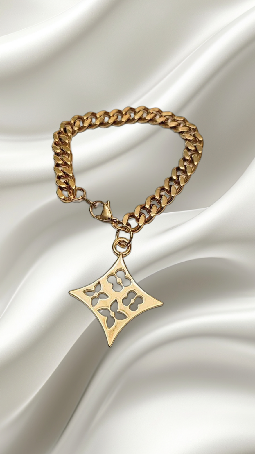 Fleur De Lis Gold Bracelet