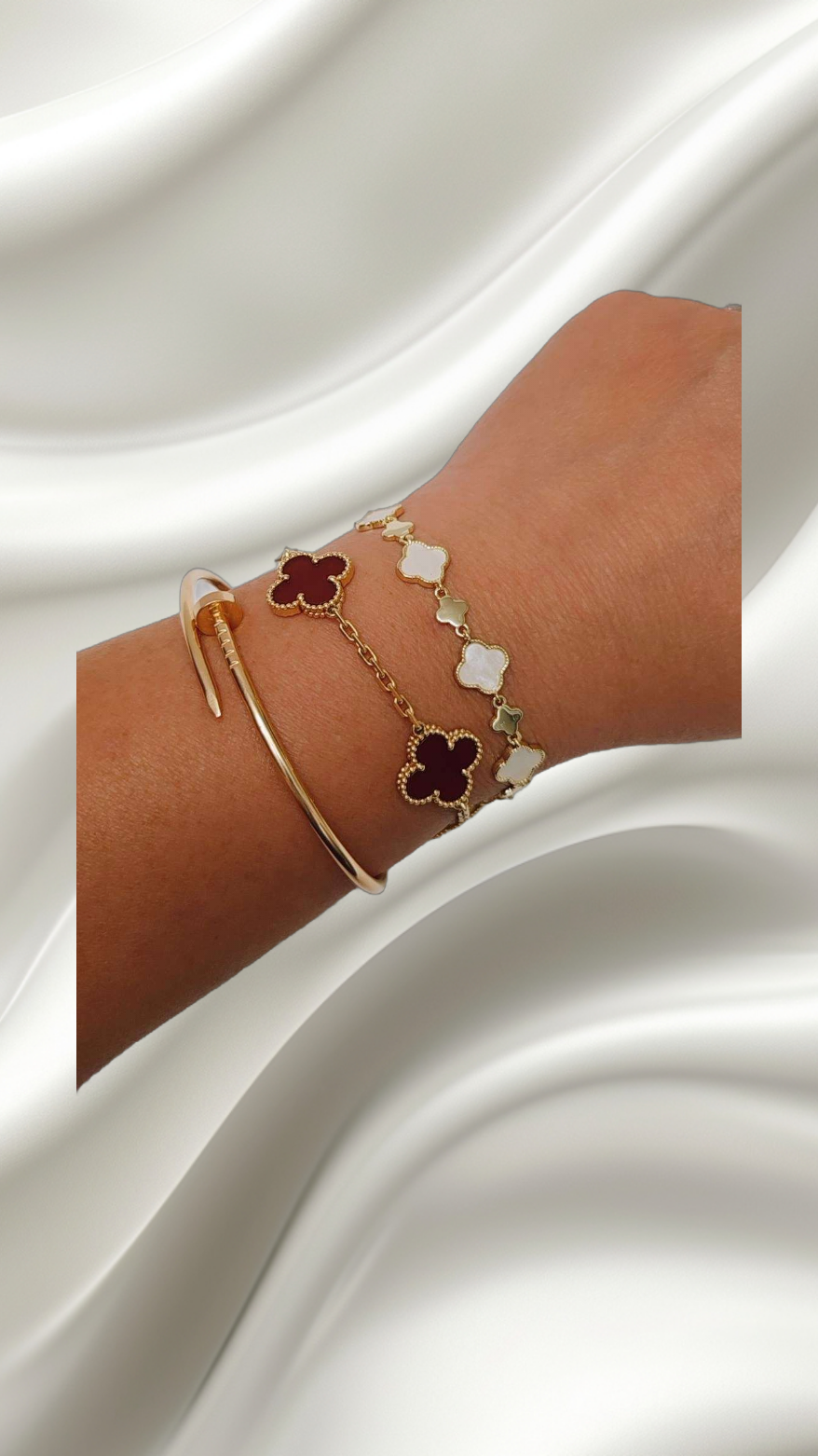 Alhambra Adjustable Gold Bracelet