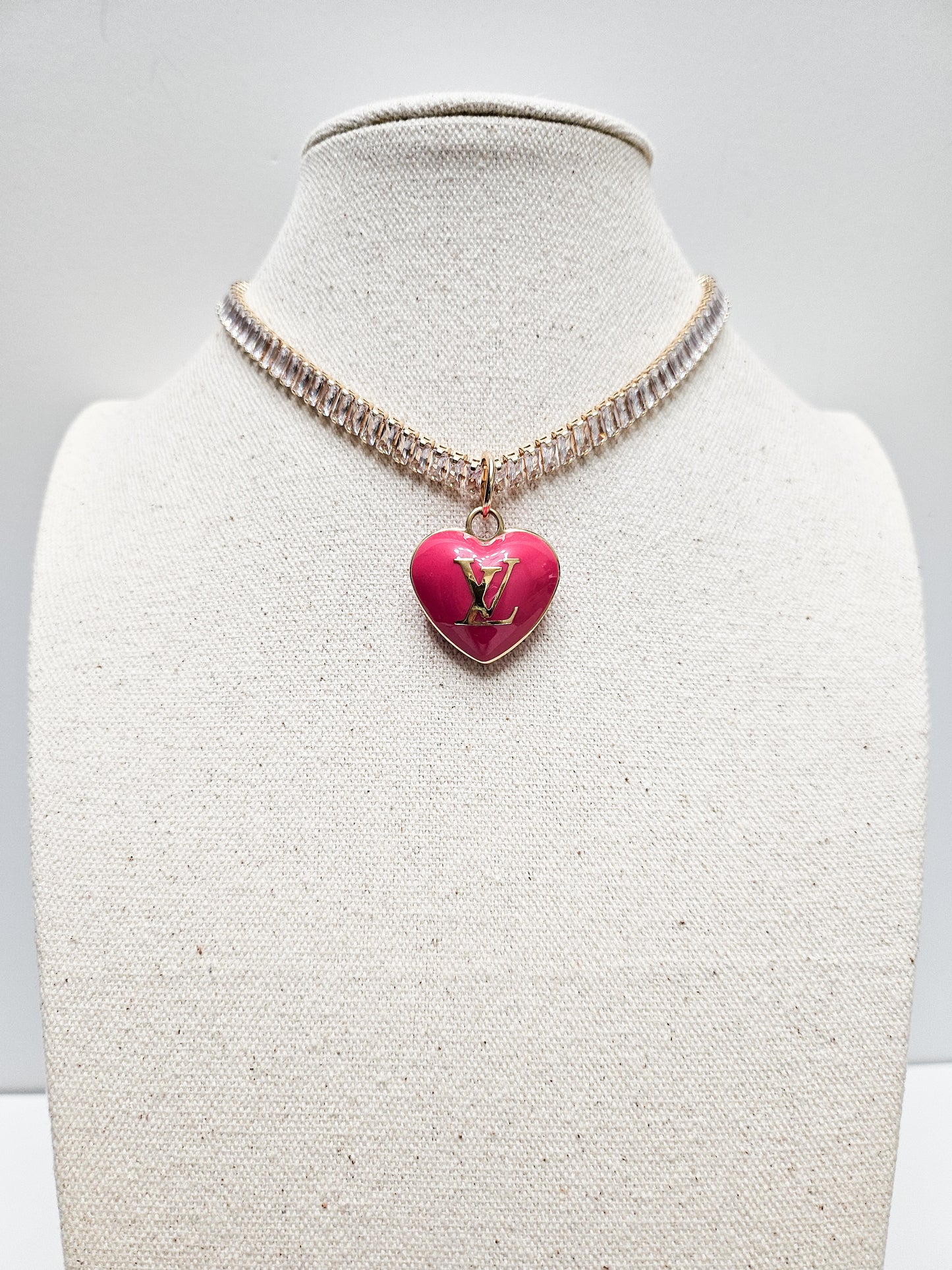 Big Heart Bling Necklace