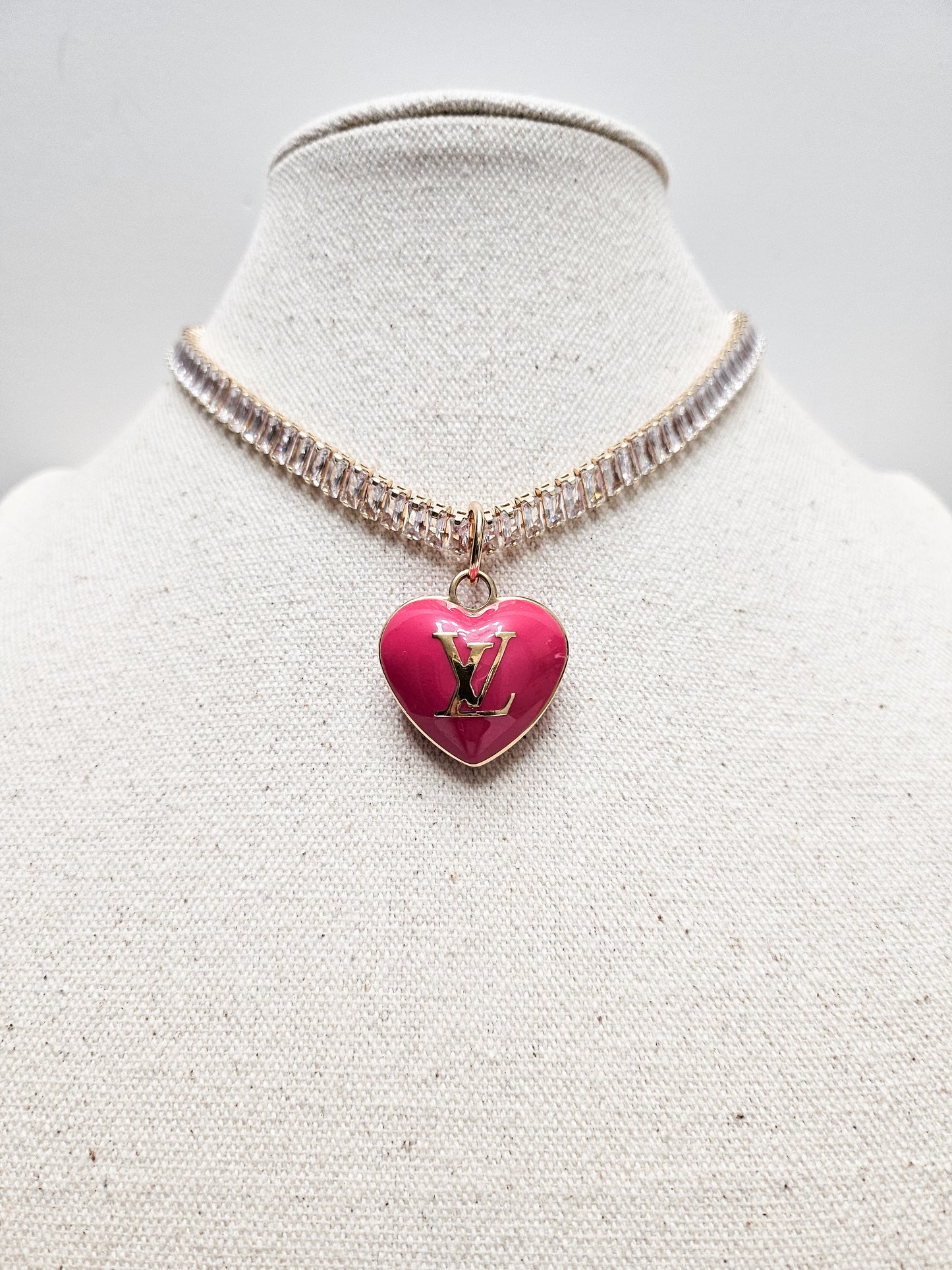 Big Heart Bling Necklace