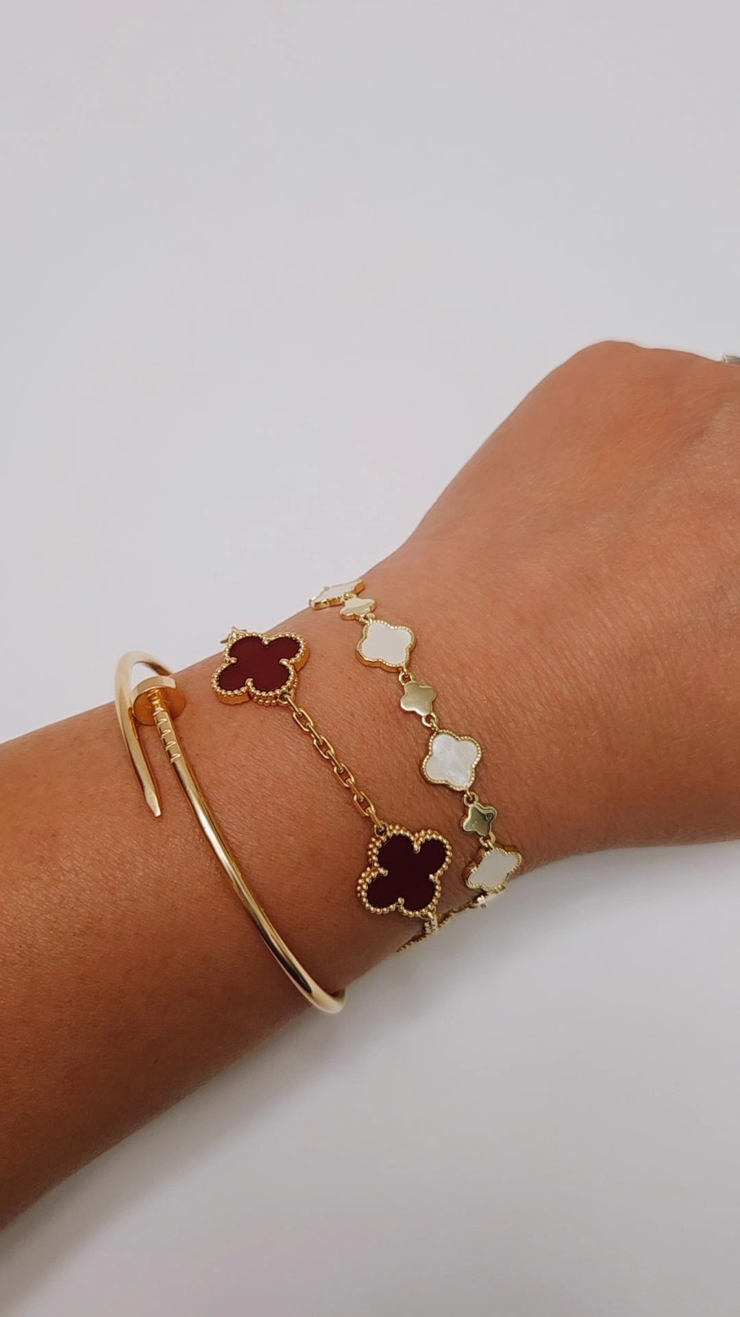 Alhambra Adjustable Gold Bracelet