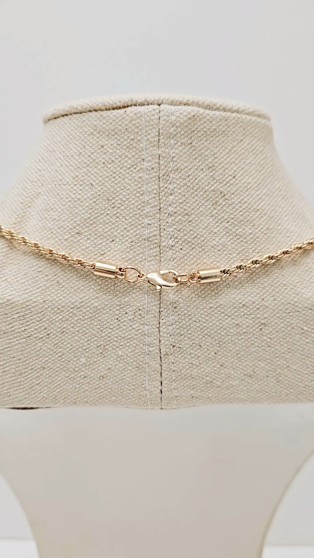 Triomphe Paris Rope Gold Necklace