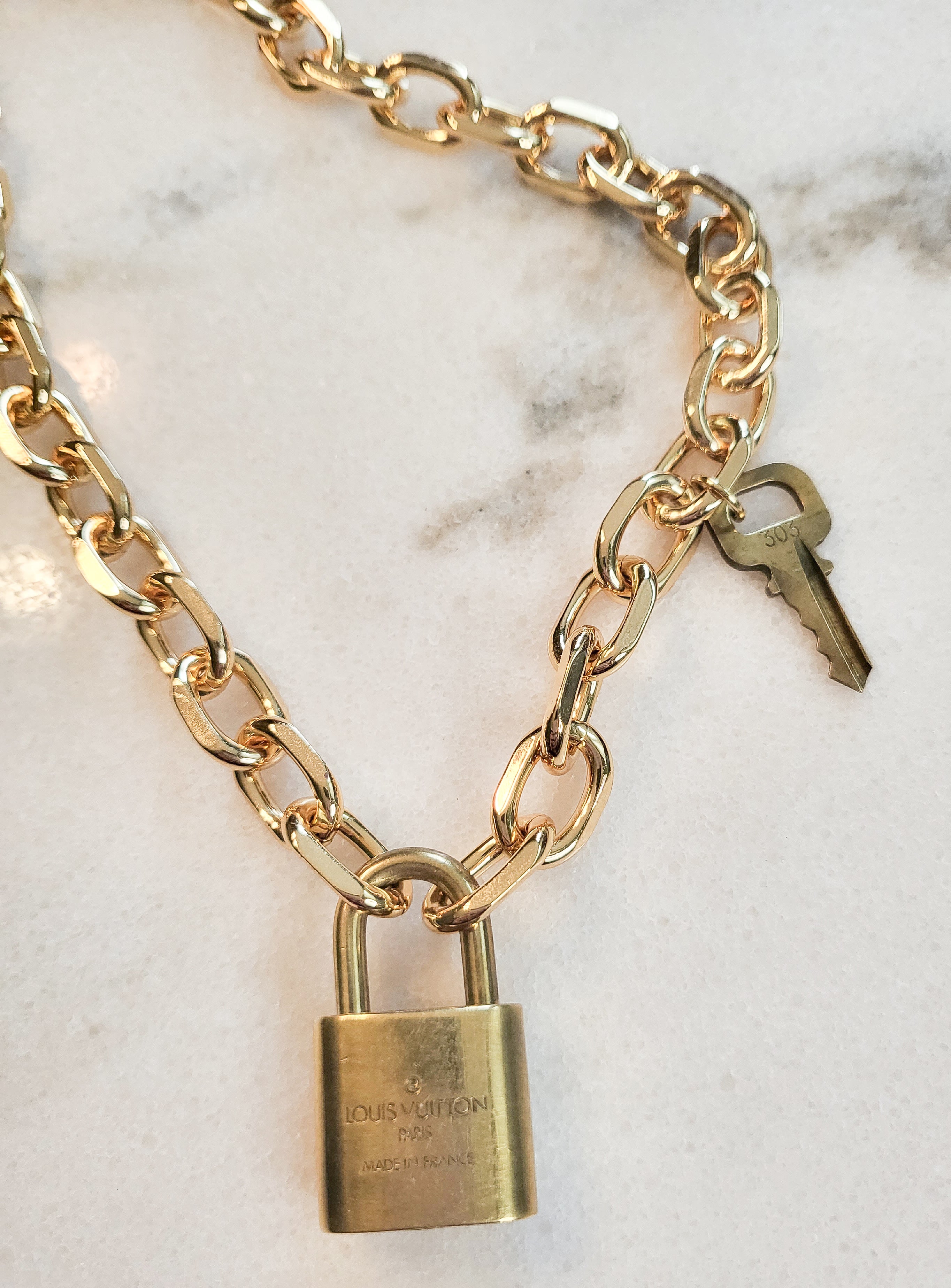 DIY Louis Vuitton Lock Necklace  YouTube