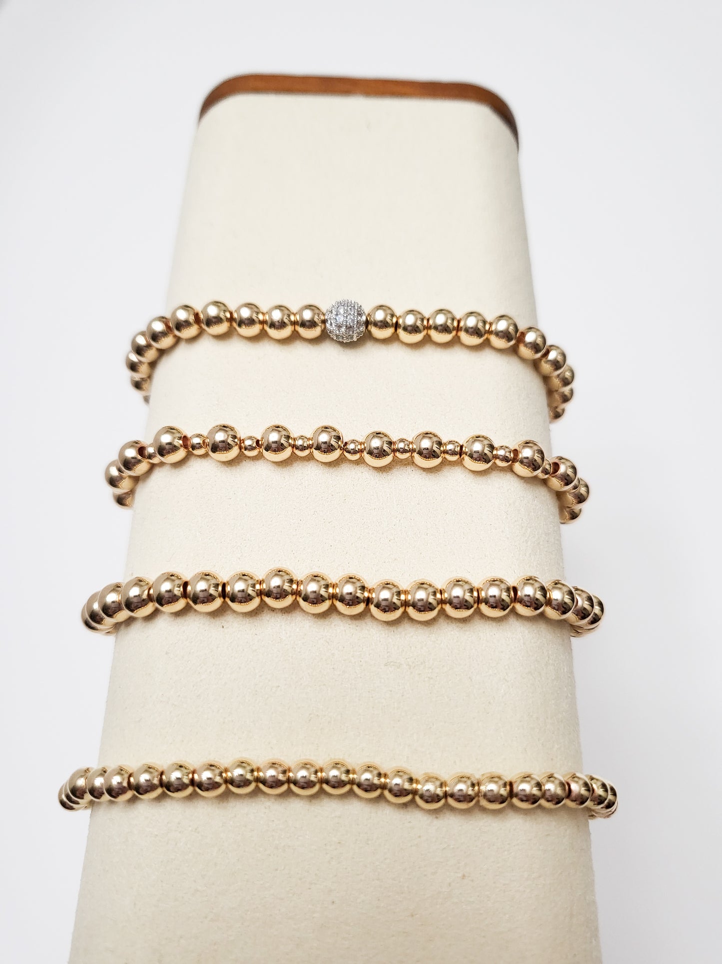 Assorted Styles Gold Beaded Bracelets