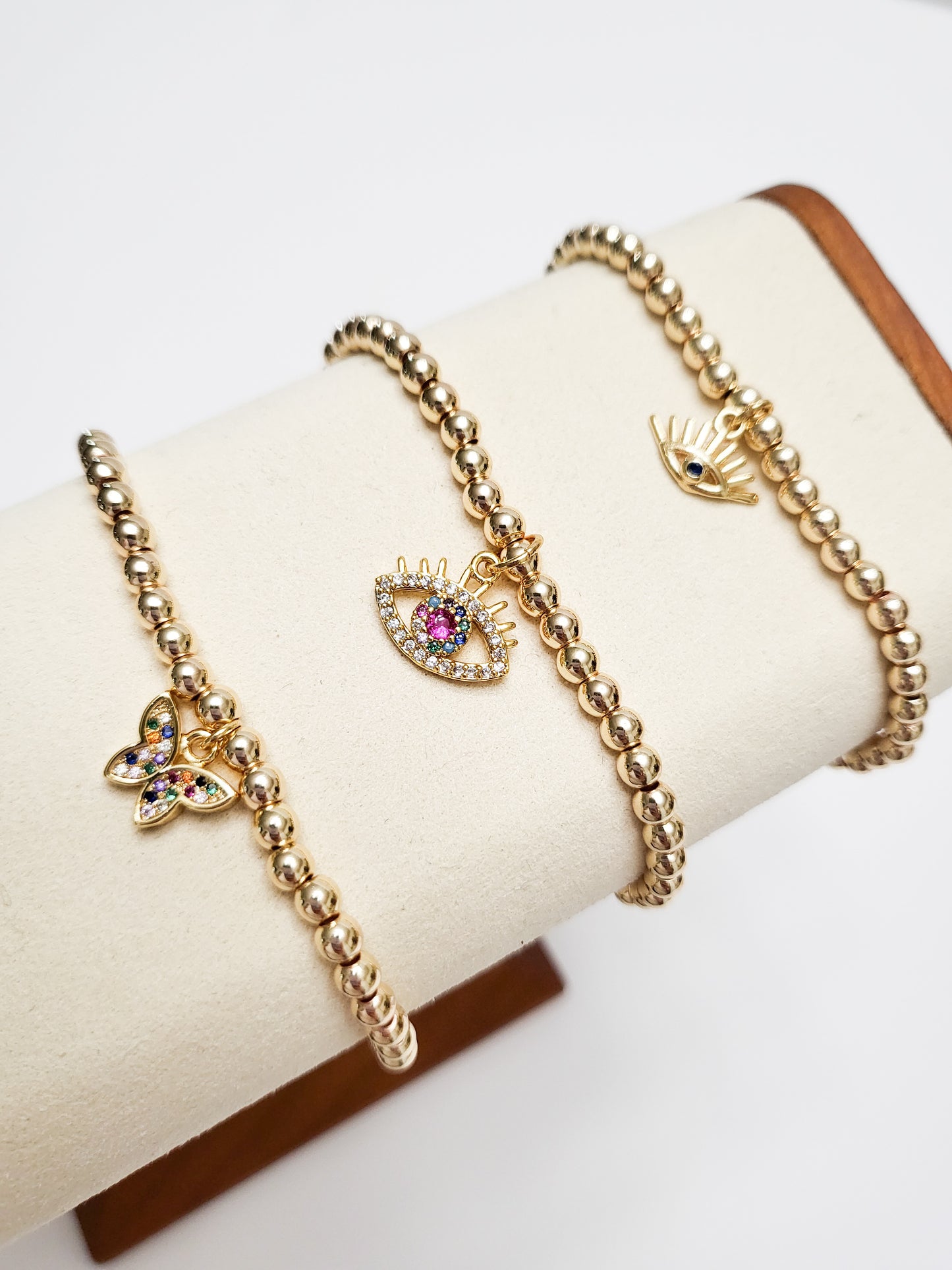 Charmed Gold Beaded Bracelets